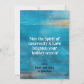 Tree Bleu Modern Fun Christmas (Rückseite)