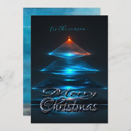 Tree Bleu Modern Fun Christmas (Vorne/Hinten)