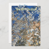 TREE BLOSSOM EINLADUNG (Vorne/Hinten)