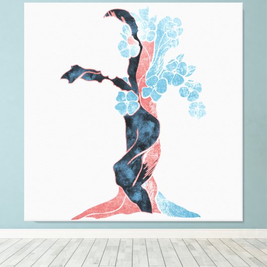 Tree Blossom Leinwanddruck (Insitu (Holzboden))