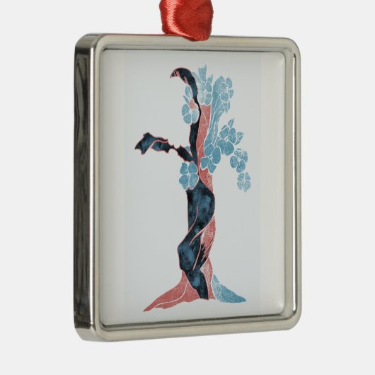 Tree Blossom Ornament Aus Metall (Rechts)