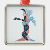 Tree Blossom Ornament Aus Metall (Vorne)