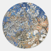 TREE BLOSSOM RUNDER AUFKLEBER (Vorderseite)