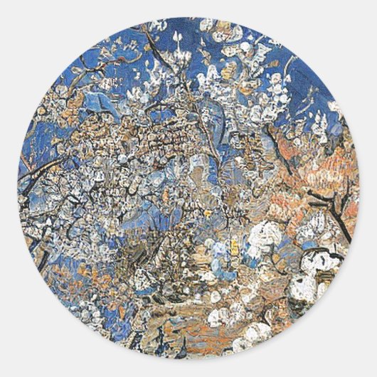 TREE BLOSSOM RUNDER AUFKLEBER (Vorderseite)