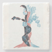 Tree Blossom Steinuntersetzer (Vorderseite)