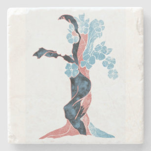 Tree Blossom Steinuntersetzer