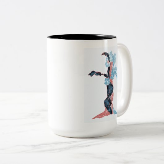 Tree Blossom Zweifarbige Tasse (VorderseiteRechts)