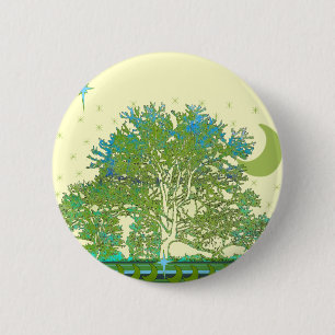 Tree Blues Button