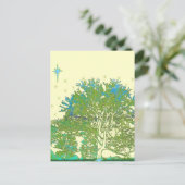 Tree Blues Postkarte (Stehend Vorderseite)