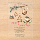 Tree Branch,Ornaments,Coffee,Stars Open House  Acryleinladungen (Vorderseite)