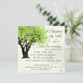 Tree-Brautparty Einladung (Stehend Vorderseite)