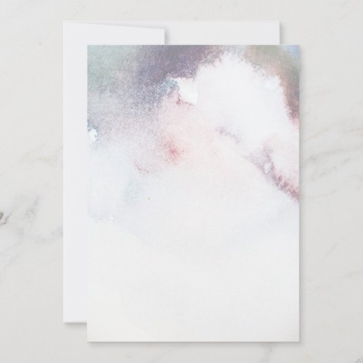 Tree-Brautparty | Hochzeitskleid Einladung (Rückseite)