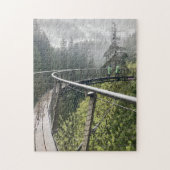 Tree Bridge Wandern Kanada Natur Puzzle (Vertikal)
