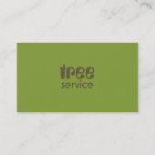 Tree Business Card Visitenkarte (Rückseite)