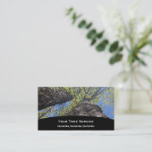Tree Business Card Visitenkarte (Stehend Vorderseite)