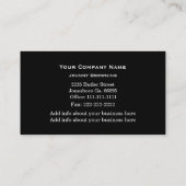 Tree Business Card Visitenkarte (Rückseite)