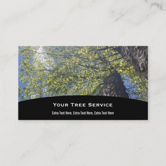 Tree Business Card Visitenkarte (Vorderseite)