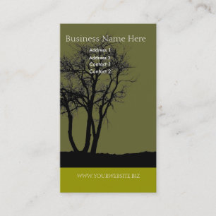 Tree Business Card Visitenkarte