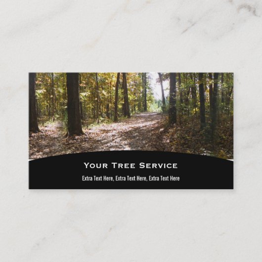 Tree Business Card Visitenkarte (Vorderseite)