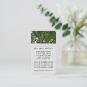 Tree Business Card Visitenkarte (Stehend Vorderseite)