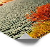 Tree by the Ocean Poster (Ecke)