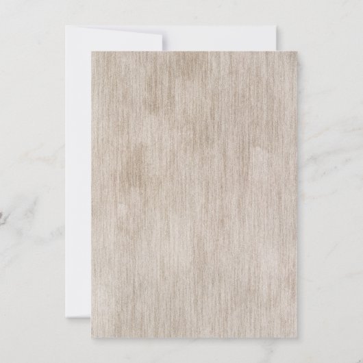 Tree Camper Birthday Einladung Camping Party (Rückseite)