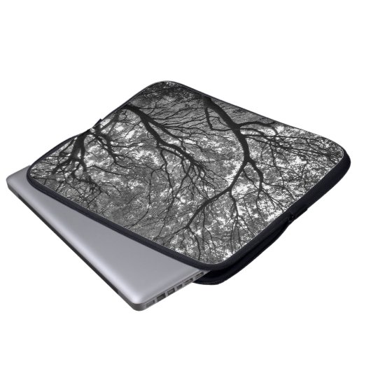 Tree Canopy III, Bute Park, Cardiff Laptopschutzhülle (Vorne Knopf)