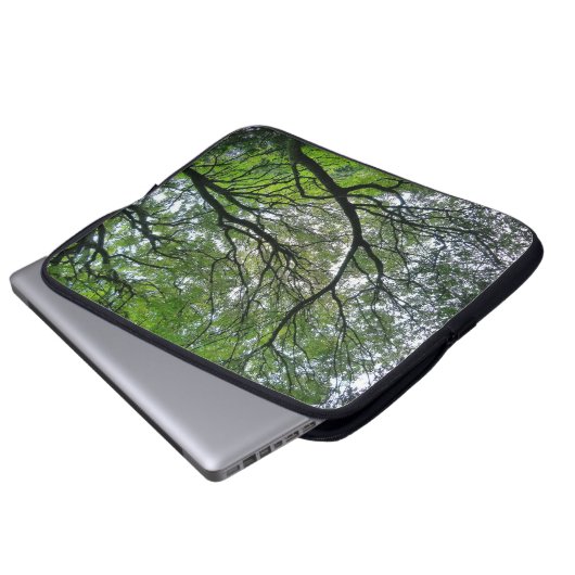 Tree Canopy V, Bute Park, Cardiff Laptopschutzhülle (Vorne Knopf)