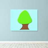 Tree Canvas Print Leinwanddruck (Insitu (Holzboden))