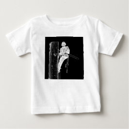 Tree Chirurg Arborist am Werk zur Zeit Chainsaw Baby T-shirt