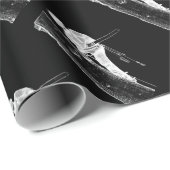 Tree Chirurg Arborist am Werk zur Zeit Chainsaw Geschenkpapier (Rolleneckpunkt)