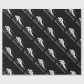 Tree Chirurg Arborist am Werk zur Zeit Chainsaw Geschenkpapier (Flach)