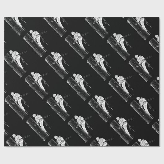 Tree Chirurg Arborist am Werk zur Zeit Chainsaw Geschenkpapier (Flach)