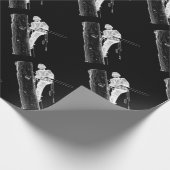 Tree Chirurg Arborist am Werk zur Zeit Chainsaw Geschenkpapier (Ecke)