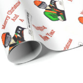 Tree Chirurg Arborist am Werk zur Zeit Chainsaw Geschenkpapier (Rolleneckpunkt)