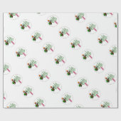 Tree Chirurg Arborist am Werk zur Zeit Chainsaw Geschenkpapier (Flach)