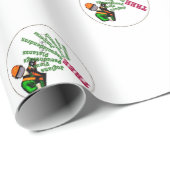 Tree Chirurg Arborist am Werk zur Zeit Chainsaw Geschenkpapier (Rolleneckpunkt)