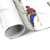 Tree Chirurg Arborist am Werk zur Zeit Chainsaw Geschenkpapier (Rolleneckpunkt)