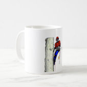 Tree Chirurg Arborist am Werk zur Zeit Chainsaw Kaffeetasse (Vorderseite Links)