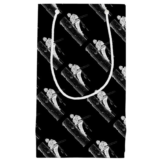 Tree Chirurg Arborist am Werk zur Zeit Chainsaw Kleine Geschenktüte (Vorderseite)