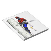 Tree Chirurg Arborist am Werk zur Zeit Chainsaw Notizblock (angewinkelt)