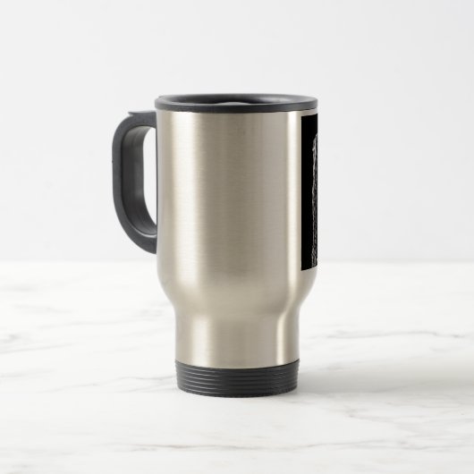 Tree Chirurg Arborist am Werk zur Zeit Chainsaw Reisebecher (Vorderseite Links)