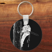 Tree Chirurg Arborist am Werk zur Zeit Chainsaw Schlüsselanhänger (Vorderseite)