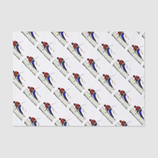 Tree Chirurg Arborist am Werk zur Zeit Chainsaw Seidenpapier (Vorderseite)