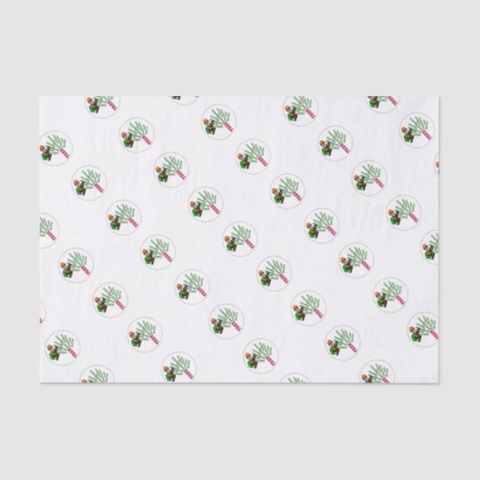 Tree Chirurg Arborist am Werk zur Zeit Chainsaw Seidenpapier (Vorderseite)