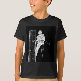 Tree Chirurg Arborist am Werk zur Zeit Chainsaw T-Shirt