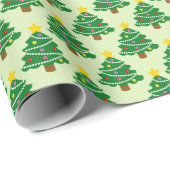Tree Christmas Geschenkpapier (Rolleneckpunkt)