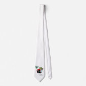 Tree Christmas Krawatte, Snowman Truck Neck Tie Krawatte (Vorderseite)