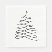 Tree Christmas Napkins Serviette (Vorderseite)