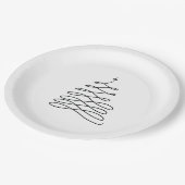 Tree Christmas Tellers Pappteller (Schrägansicht)